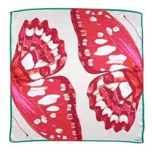 NWOT Echo Butterfly Wings Silk Square